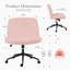 Chaise de bureau Aguilera avec assise large de 66 cm (26 pouces), piètement croisé, sans accoudoirs et à roulettes-2085797672-2096535494
