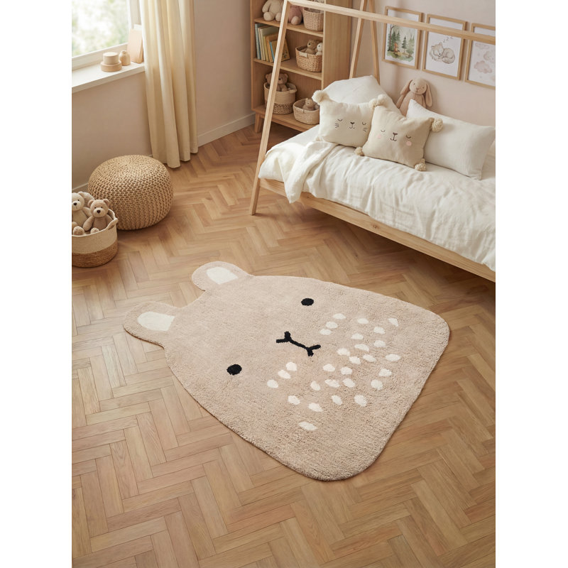 Hanse Home Kids Rugs, Motive Rug Pucki, Soft & Washable Rug for Girl, Boys, Babys, Kids Room, Play Mat