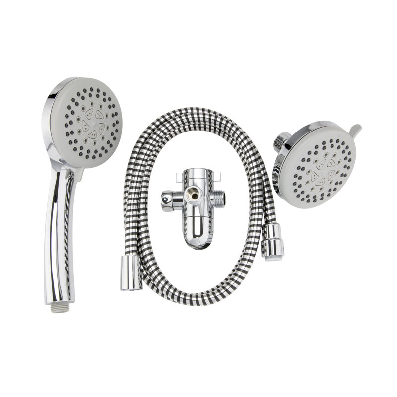 Pomme de douche à main massage stylewise, Chrome poli