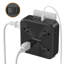 Protecteur de surtension mural à 8 prises avec rallonge et multiprise PD 20W avec 2 ports USB C et 1 port USB A