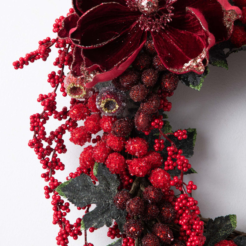 Handcrafted Faux Mixed Assortment 20'' Wreath