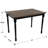 Dining Table Set Mid Century Modern Small Saving Space Dining Table Set-130975371-130975368