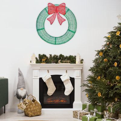 35.4 " Pre-Lit Wreath