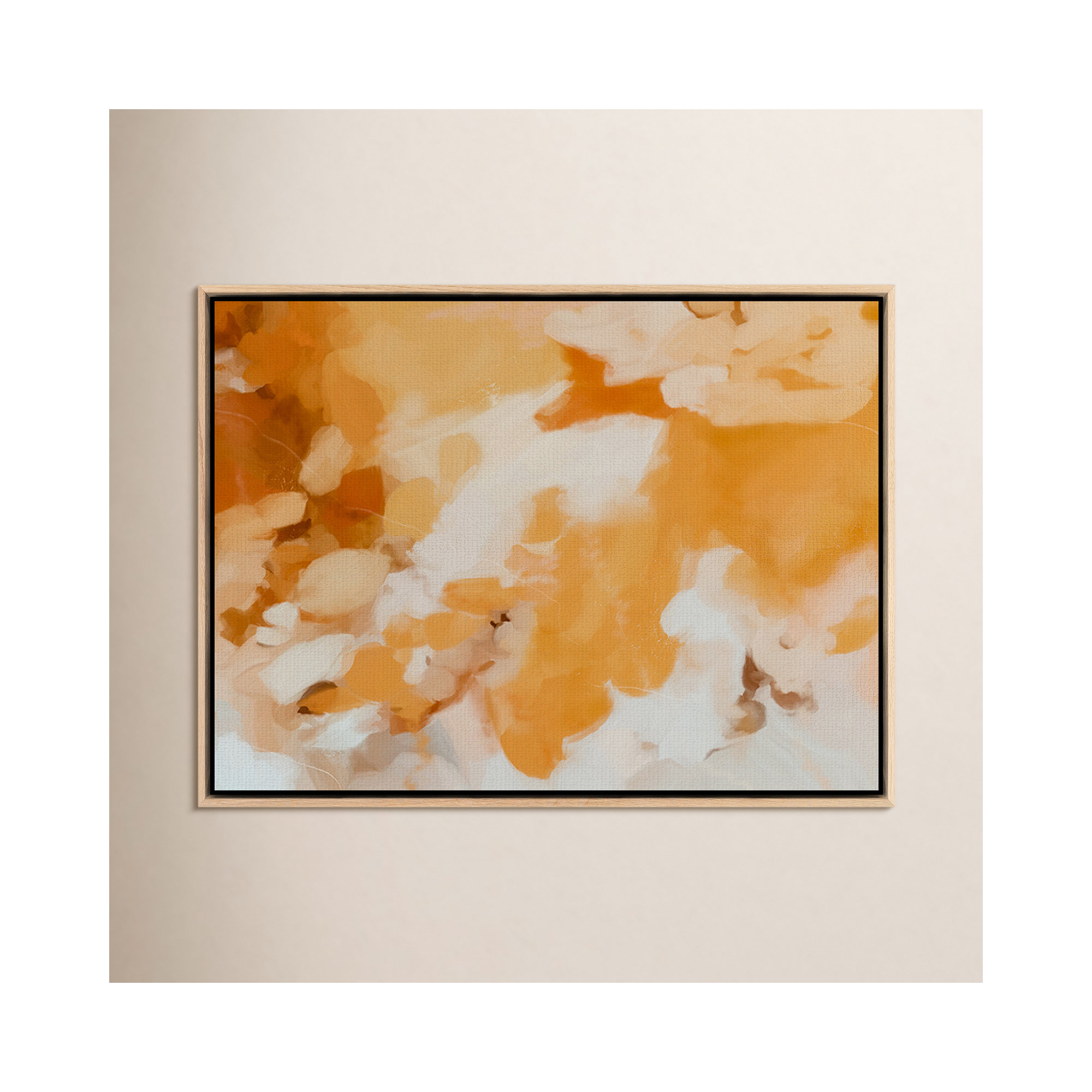 Clay by Patricia Vargas, White Maple Framed, 30" H x 40" W