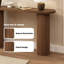 Console en bois massif cannelé Gennari-640694342