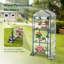 Mini Greenhouse,Small Plant Greenhouses,With Transparent Plastic PVC Cover, Indoor outdoor tent garden greenhouse (51 x 45 x 130cm)