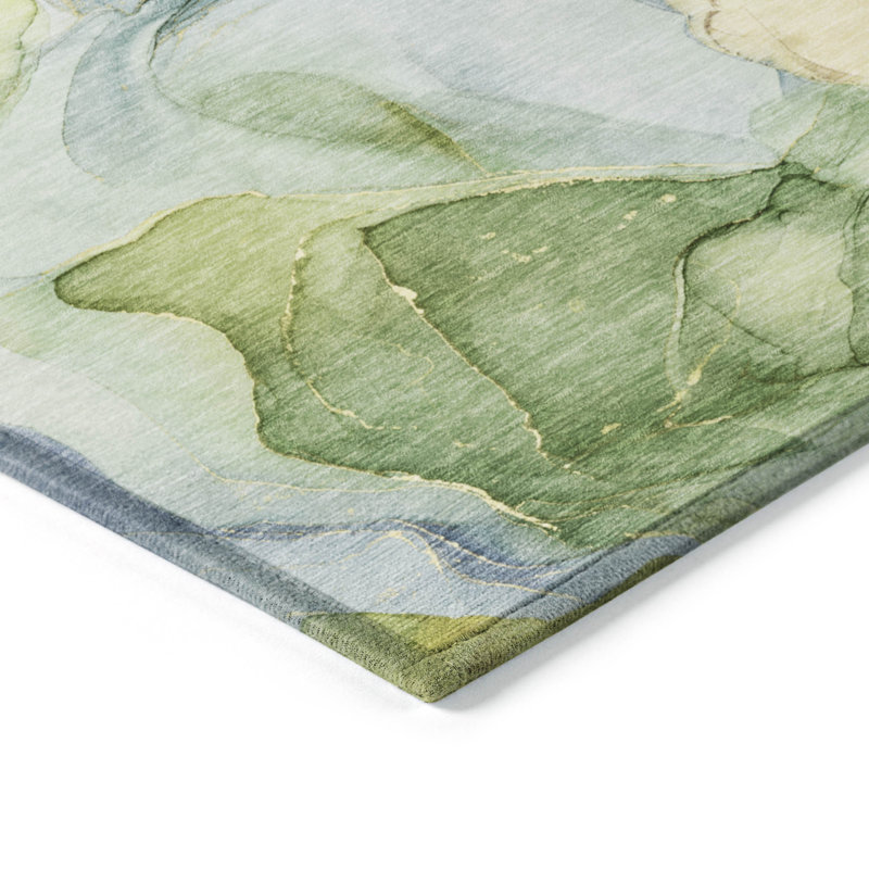 Tapis intérieur / extérieur Alfonzo avec envers antidérapant, Rectangle 3 pi x 5 pi