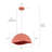 1-Light Metal Dome Pendant Light