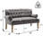 Dudden 59'' Reception Loveseat-490296841