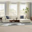 Tatum Large Deep Seater Right Sectional Sofa L-Shaped Performance Fabric Sofa in Contemporary Style-1583937175