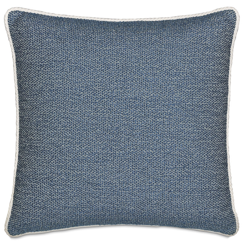 Oreiller décoratif Downwind , Bleu, Carré 22 po