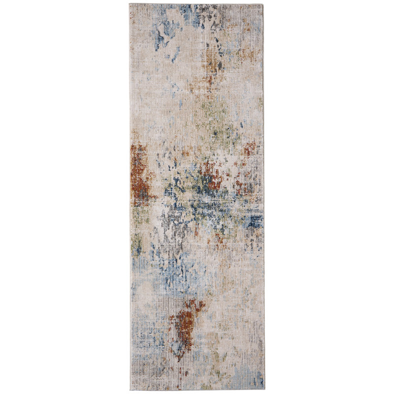Maxin Performance Abstract Indoor Rug, Runner 2'6" x 7'3"
