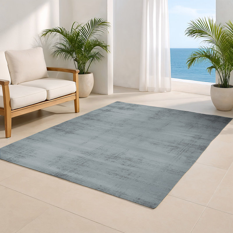 Tapis gris abstrait intérieur et extérieur, Rectangulaire 2 pi x 3 pi