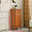 Armoire, tablettes modernes et réglables, plancher de salle de bain
