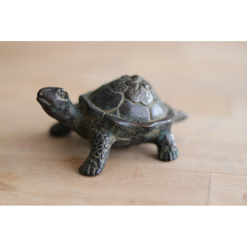 Statuette de tortue en bronze