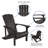 Commercial All-Weather Poly Resin Wood Adirondack Chair-26311002