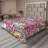Ambesonne Groovy Top Flat Sheet Funky 60s Fun Retro King Multicolor-109139794