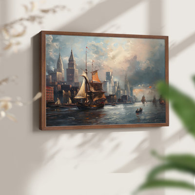 Nautical Series-CCVI -Framed Print - Restickable
