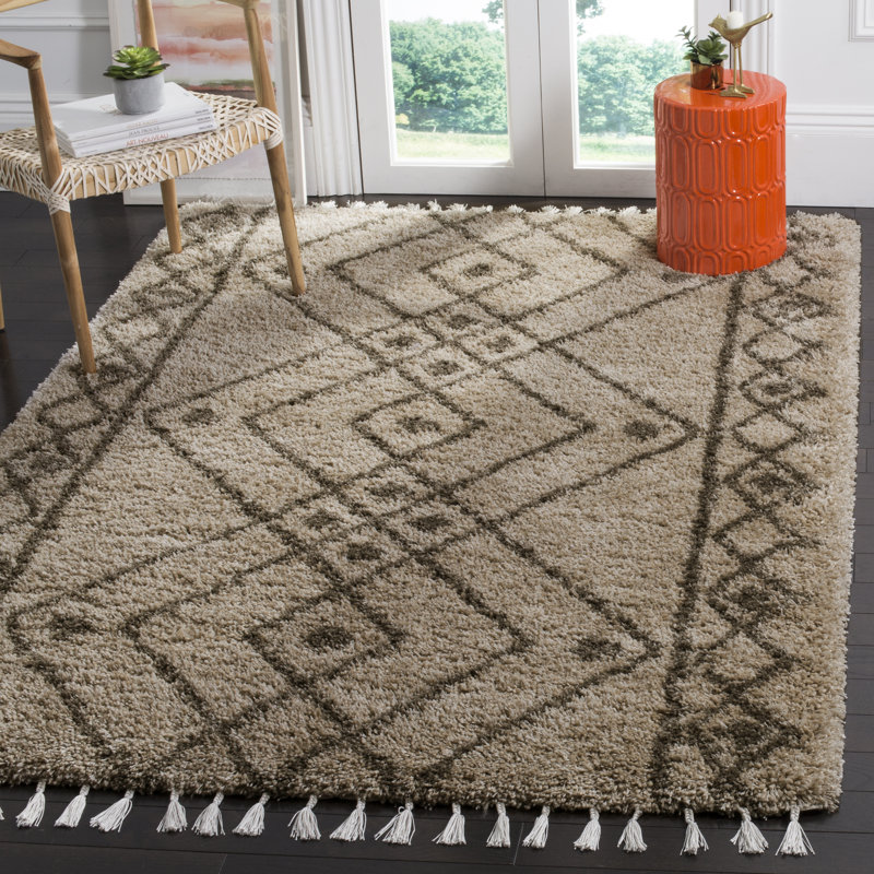 Tapis à performance géométrique Imraan, Rectangle 5 pi 3 po x 7 pi 6 po