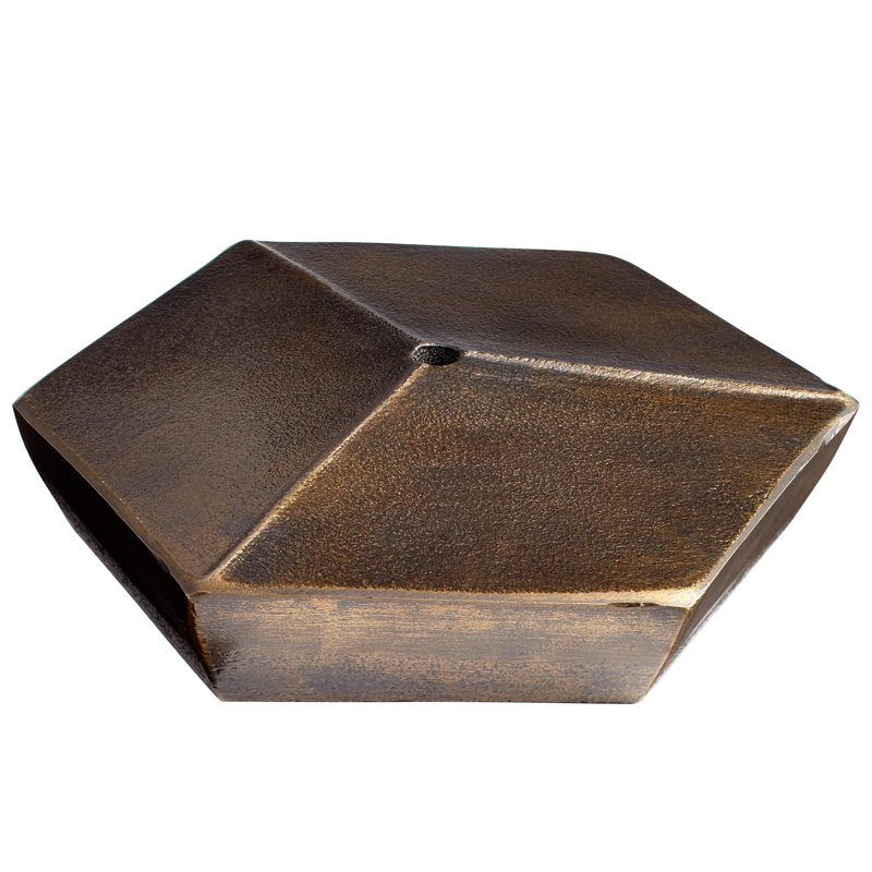 Sei Bud Ceramic / Porcelain Table Vase, 2" H x 7.5" W x 6.5" D