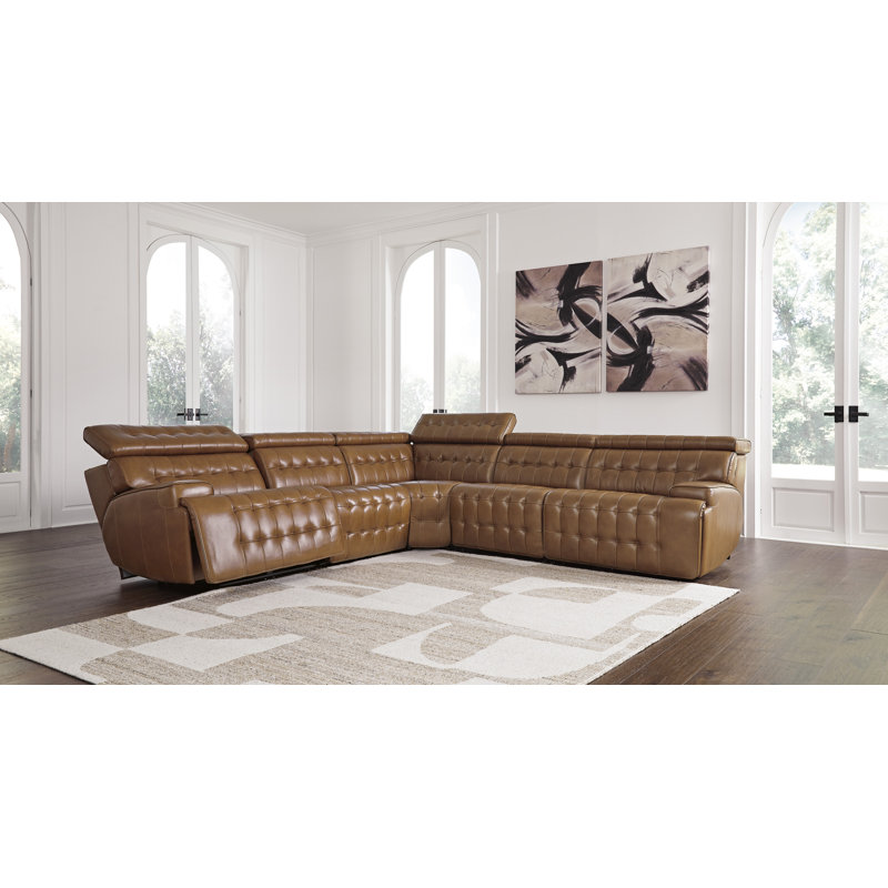 Canapé modulaire inclinable électrique 5 pièces Temmpton