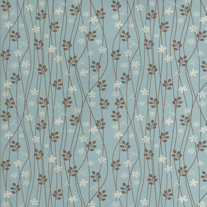 Tissu de jardin Blossoming Branches Wildflowers, l 58 po x L 72 po