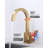 Single-Handle Stainless Steel Bar Faucet, Single Hole, Deck Mount, With Supply Lines-93101873