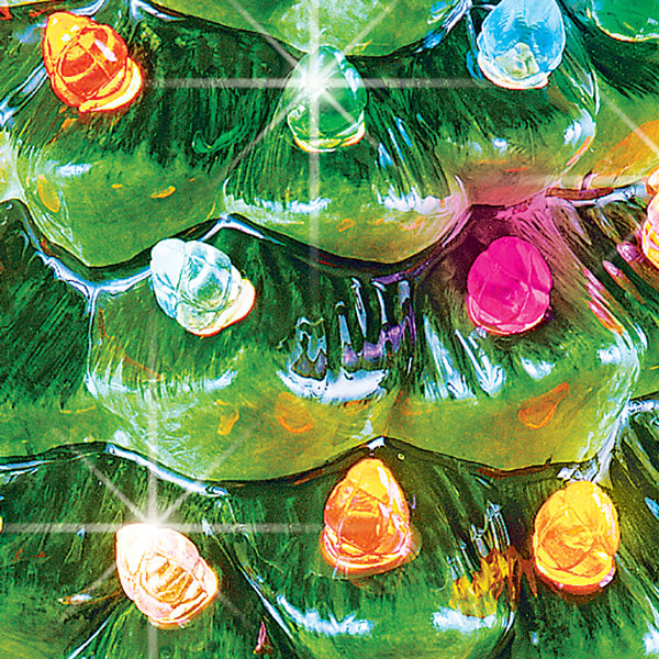 Veilleuse sapin de Noël, Vert