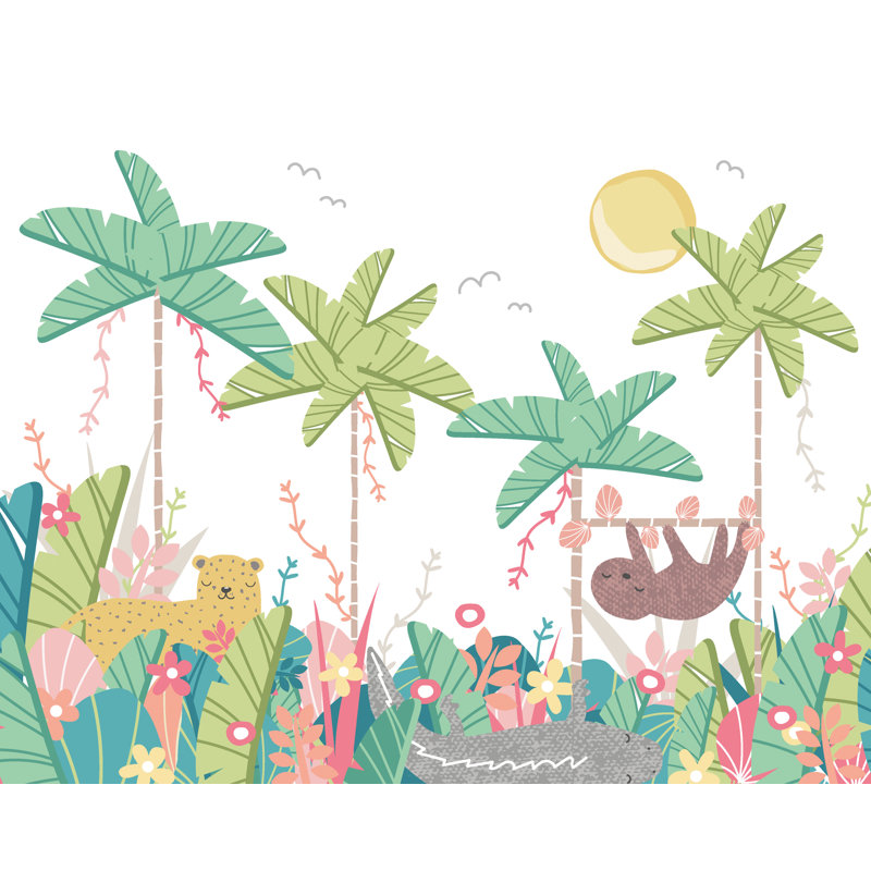 Lexi-May Mural, Pale Green,  280cm L x 350cm W 