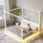 Andenwood Canopy Bed, LED Platform Bed-2013775971