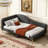 Upholstered Daybed with Headboard and Armrest-100202010-100202008