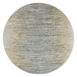 Ventura Wool Striped Area Rug in Beige; Ivory; Blue; Sand