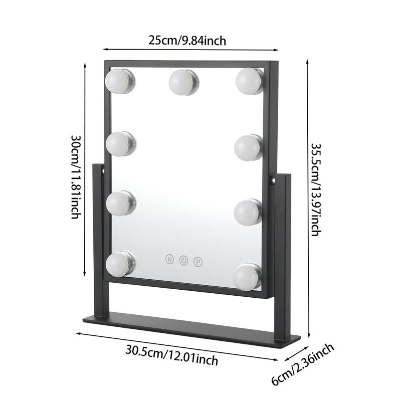 Metal Rectangle Floor Mirror