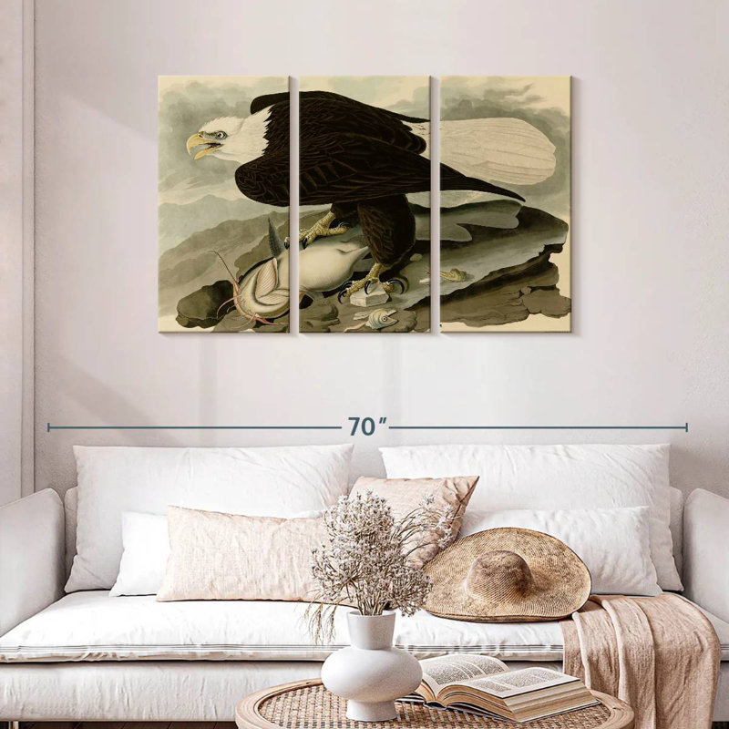 Brampt Whiteheaded Eagle, 28" H x 45" W