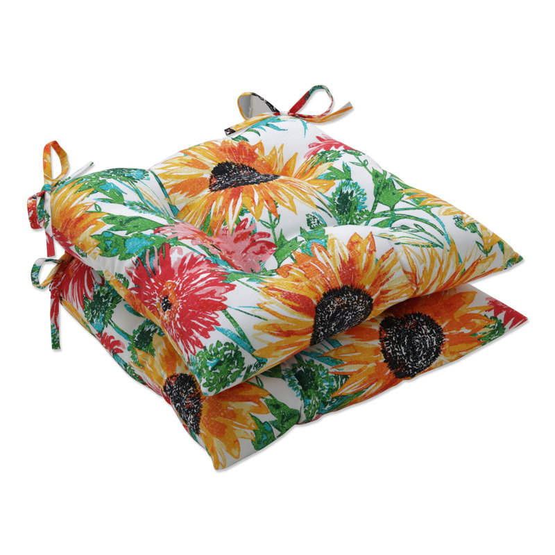 Coussin de chaise d'intérieur Andersonburg Sunflowers Sunburst