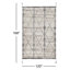 Tapis intérieur / extérieur crème / gris noué à la main Mathias-1453640204