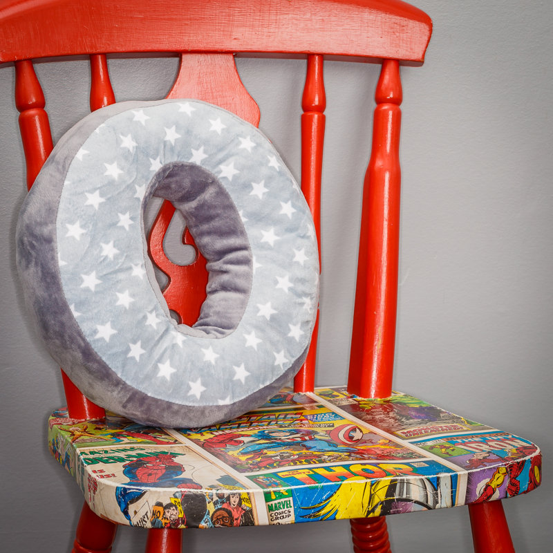 Georgieann Alphabet Letter Cushion O