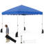 300 X 300 Cm Pop Up Blue Canopy Tent Portable Foldable Outdoor Patio Shelter