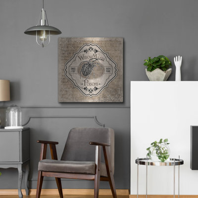 Art mural en métal luxueux «Widowaker Poisons» par Lauren Rader, 24 po x 24 po