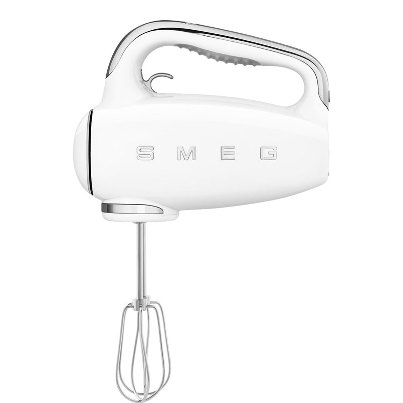 Retro style electric hand mixer for 50 years, Blanc