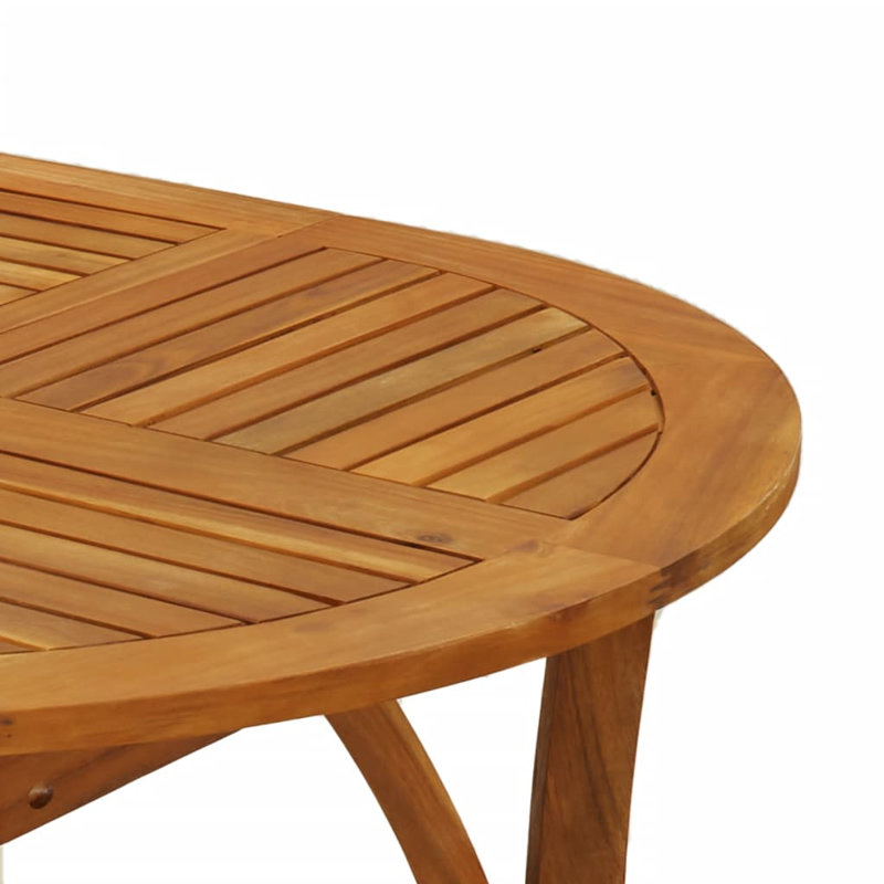Daizon Rectangular Acacia Folding Outdoor Dining Table , cm W 90cm cm D, 75cm H x 200m L x 90cm D