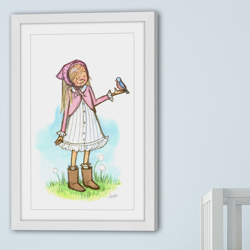 «Bluebird» par Phyllis Harris, reproduction encadrée, H 36 po x l 24 po x P 1,5 po