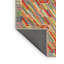 Tapis abstrait rouge / orange / gris-1722439559