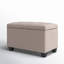 Banc de rangement rembourré en tissu Bacca-772876120