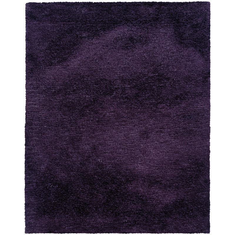 Tapis mauve touffeté à la main Albritton, Rectangle 10 pi x 13 pi