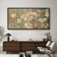 Abstrait botanique rétro, bouquet de fleurs, campagne française, images extra larges, impression sur toile encadrée-108941485-111665840