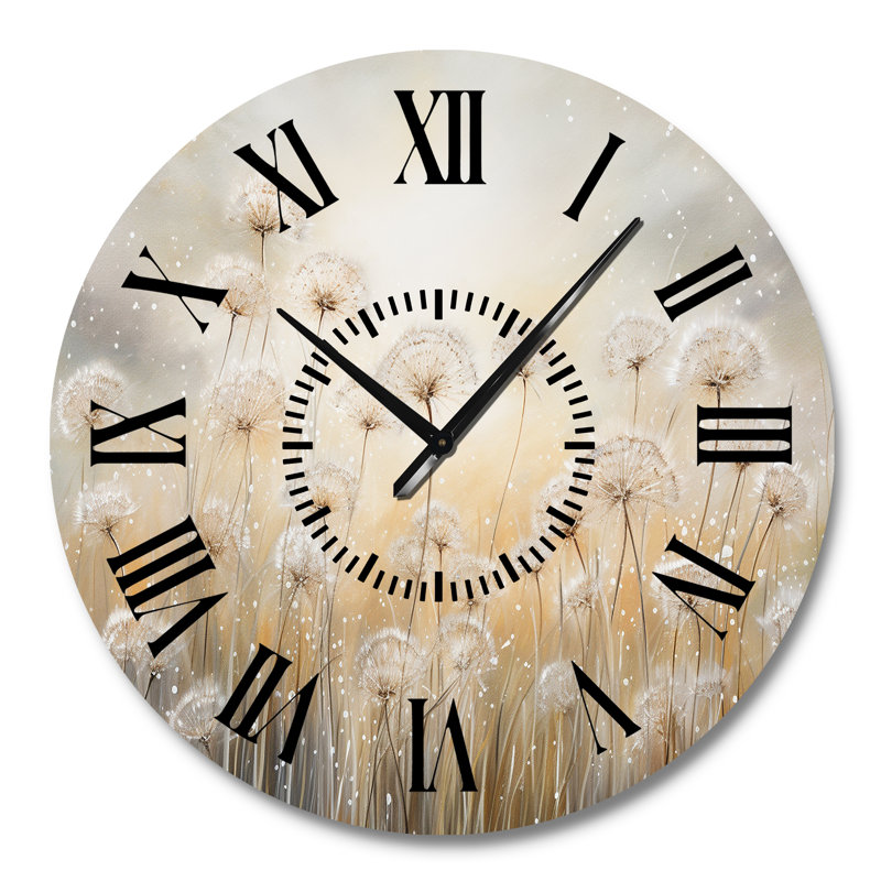Horloge murale Dandelion Field Breeze, Grand