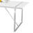 9-Piece Modern Glam Rectangular High-Gloss Wood Dining Set with Faux Leather Cantilever Chairs-2024076326-2024076505