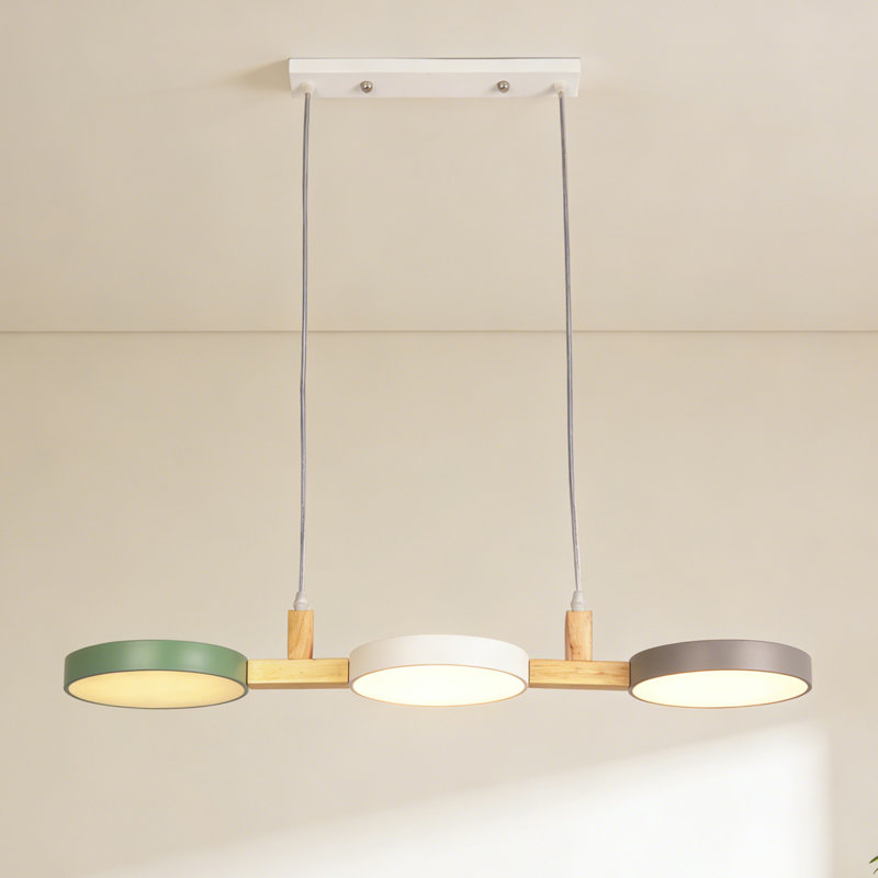 Luminaire suspendu 3 lumières Nordic Linear