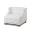 Scroll Arm Occasional Chair, Mocha-1406729907